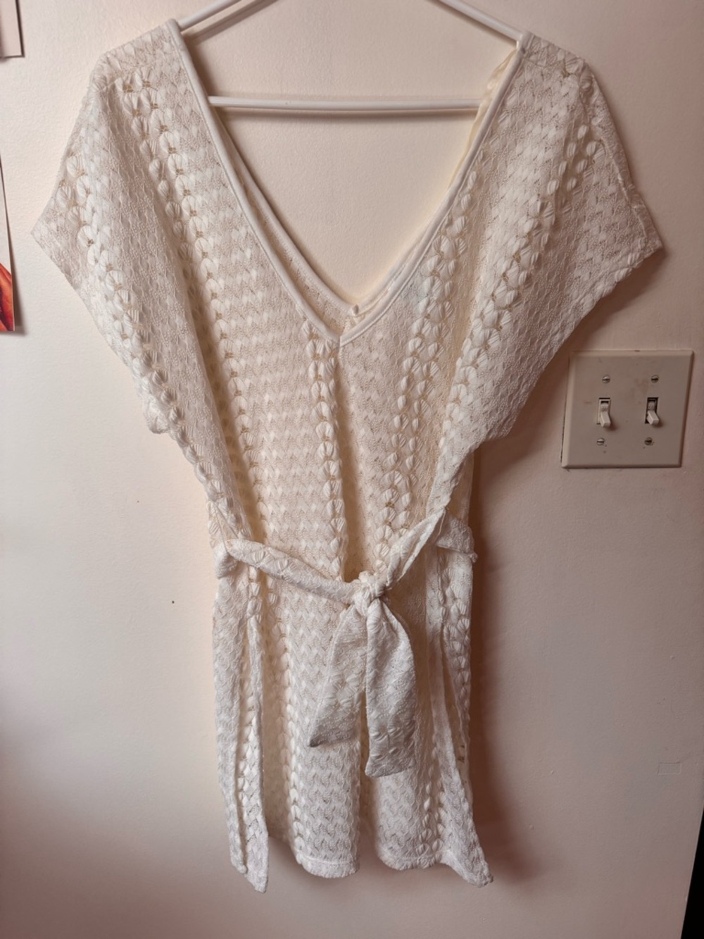 White Beach Cover Up